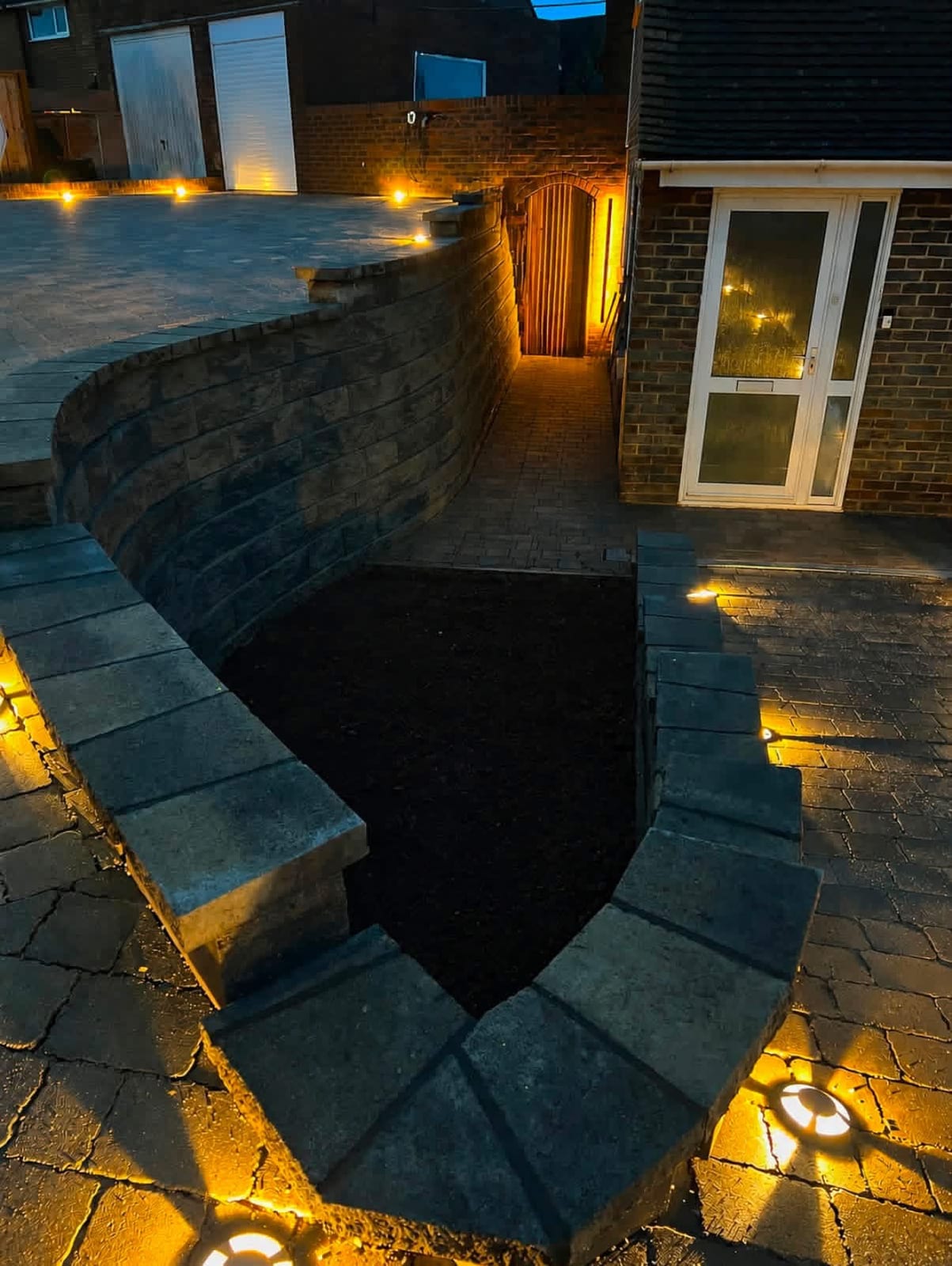 External step & garden lighting