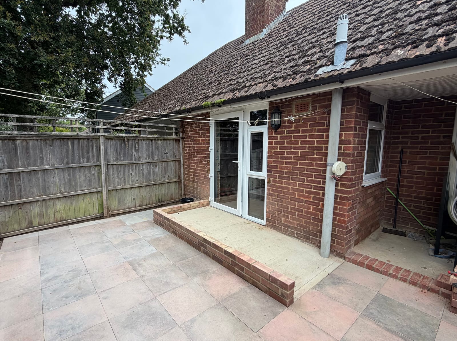 New patio & rear access