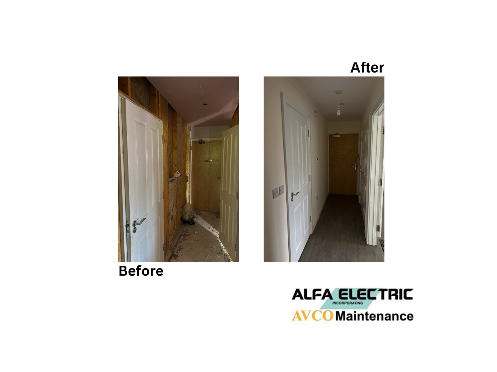 Before & after: internal alterations